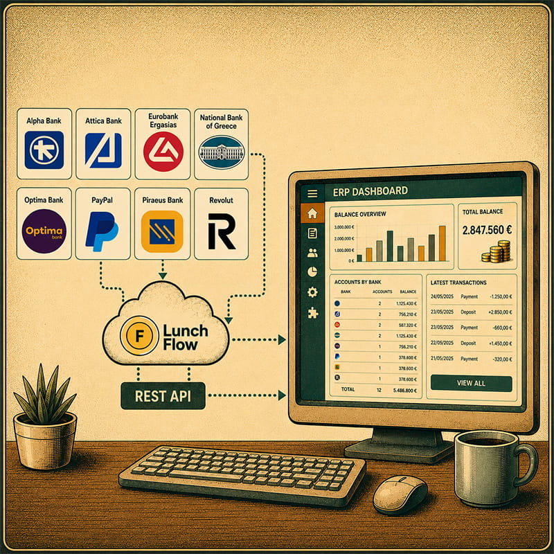 Bank Balance Integration with an ERP System