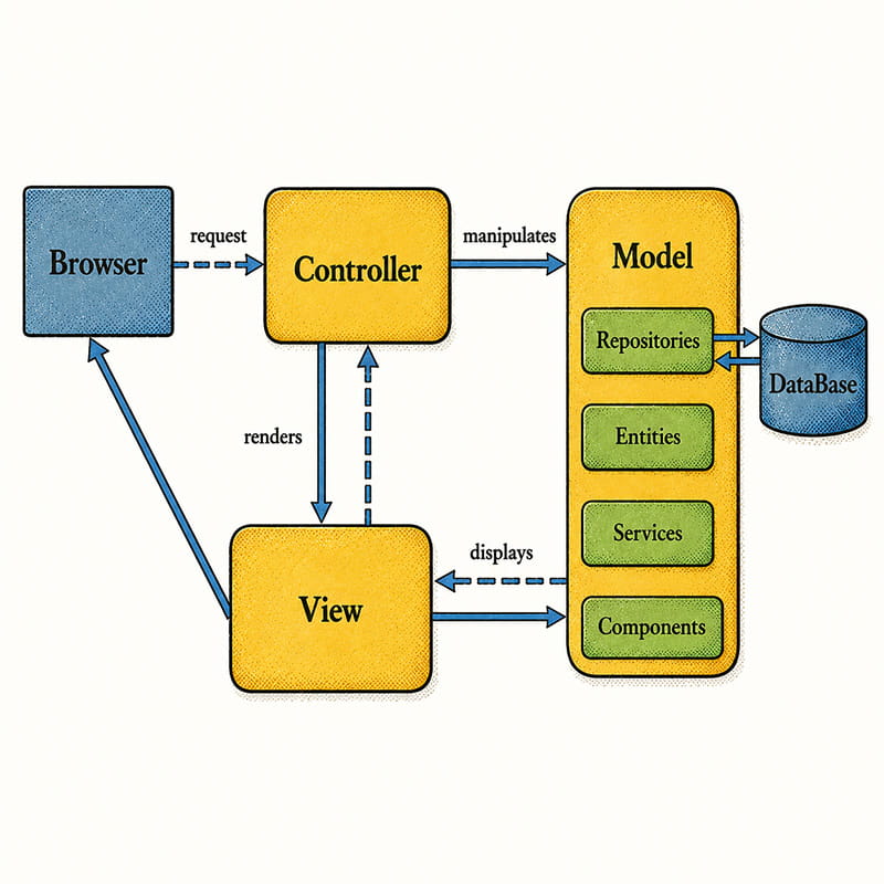 Model View Controller Web application design